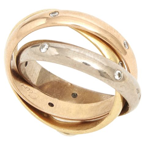 cartier trinity ring gebraucht|used cartier trinity ring.